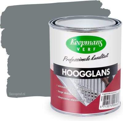 Koopmans Hoogglans 305 Donkergrijs-0,75 Ltr