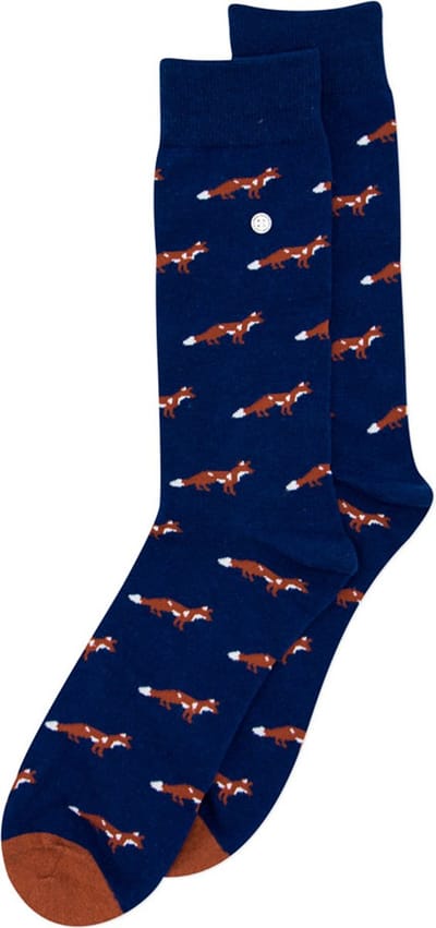 Alfredo Gonzales Foxy Sokken AG-Sk-FOX-01 109 Navy/Brown M(42-45)