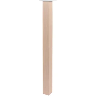 Duraline Meubelpoot Vierkant Hout 5x5x72cm Beuken Fsc
