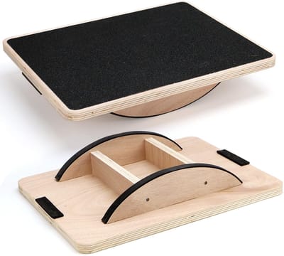 Unyqoos® Houten Evenwichtstrainer voor Verbetering van Balans en Rompstabiliteit