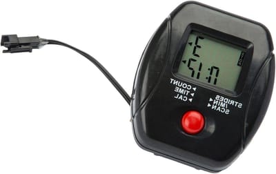 Stepper Teller - Stappenteller Fitnessapparaat - Trainingsvoortgang Bijhouden - Duidelijk LCD-scherm - 6.9 x 8.1 cm - Meerkleurig