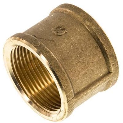 G 1 1/4'' Messing Ronde Sok 16 Bar