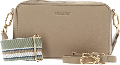 SEIDENFELT MANUFAKTUR Schoudertas Falun Svedala Big Crossbody Bag Cookie Dough / Gold Beige