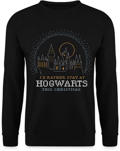 Harry Potter Stay Rather At Hogwarts Lelijk Kerstmis Sweater Heren