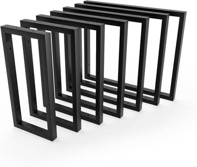 Wastafelhouder Set - Ondersteuning Wasbak - Badkamer Installatie - Zware Lasten Drager - 20 cm Diepte - Zwart