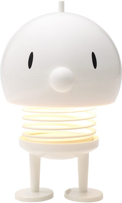 Hoptimist Bumble LED Tafellamp - L - Wit - Dimbare Touch Tafel Lamp - Draadloos en Oplaadbaar via USB-C – Perfect als Tafellampen voor Slaapkamer of Woonkamer