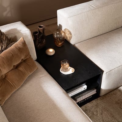 Bronx71® Tussenelement Jaxx zwart eiken 88x46 cm