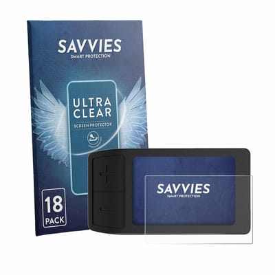Savvies - Screenprotector voor Gdfnmogo Bike Computer - Folie Beschermfolie transparant 18 Stuks