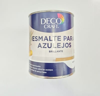Deco craft tegelverf brillante blanco 750ml