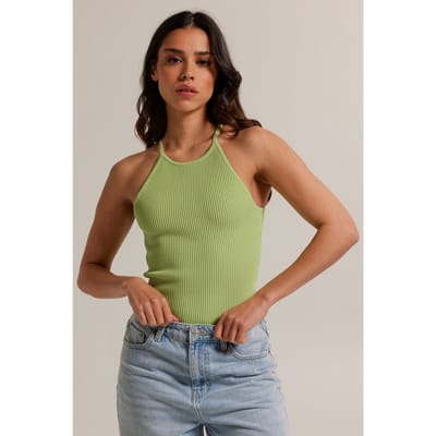 America Today Gracia Kiwi Maat: XS | Mouwloze Tops Outlet | Dames | Groen