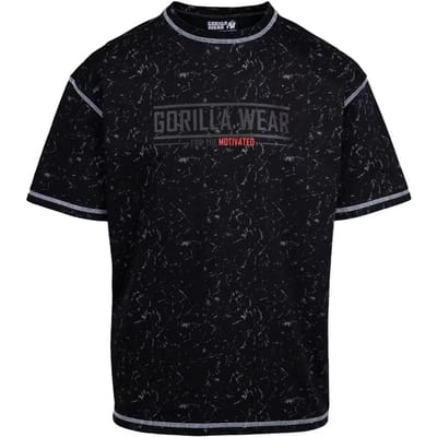 Gorilla Wear Saginaw Oversized T-shirt - Washed Black - S