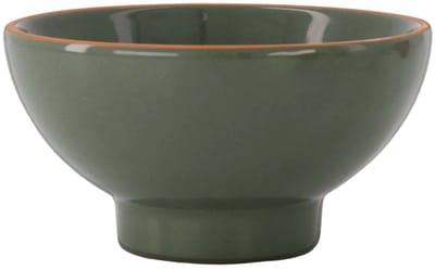 Kom terracotta hartje Groen