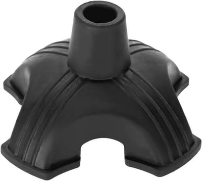 Wandelstok Rubber Dop Vierpotige Basis Zelfstandig Anti-Slip 19mm