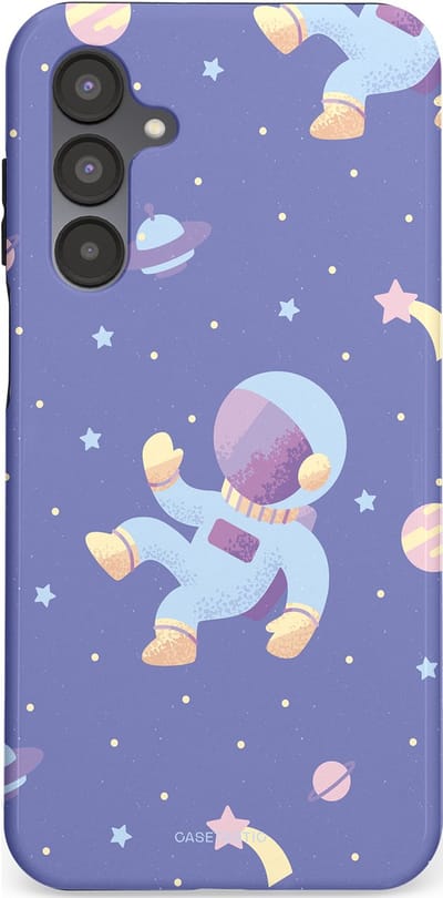 Casetastic Hoesje Geschikt voor Samsung A16 - Stijlvolle Beschermende Duo-layer Case - Vliegen in de ruimte