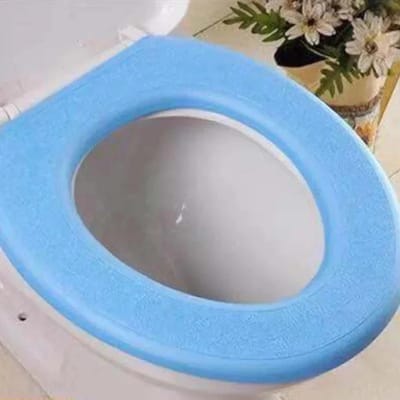 Waterdichte Zachte Toiletbril Badkamer Wasbare Closetzitting Mat Pad Kussen O-vorm Toiletbril Bidet Toiletbril Accessoires
