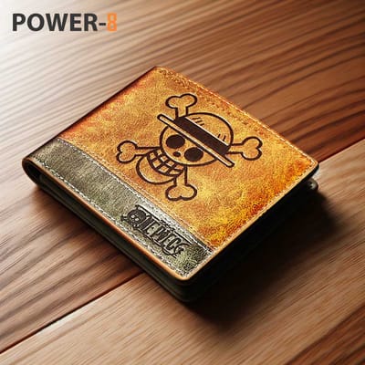 Power-8® Anime Portemonnee: One Piece Manga Design - Luffy portemonnee - pasjeshouder - portemonnee Heren - Portemonnee dames - Unisex Anime Figuur Merchandise voor Heren, Dames, Jongens en Meisjes - one piece anime - one piece merchandise