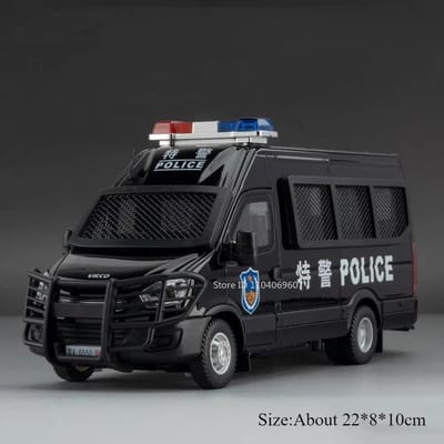 1:24 Schoolbus Ambulance Politieauto Model Speelgoed Legering Diecast Pull-Back Deuren Openen Geluid Licht Voor Kinderen Edutainment Modellen