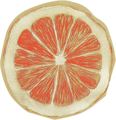 ARTYFETES - 20 cocktailservetten citrus sinaasappel papier 24x24cm in schijfvorm