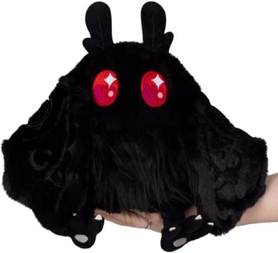 Squishable - Fun Pluchen figuur - Mini - Baby Mothman - voor Geen - zwart