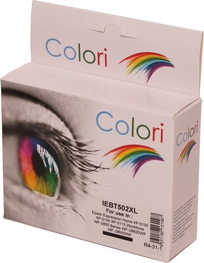 Colori huismerk inkt cartridge geschikt voor Epson 502XL zwart voor Expression Home XP-5100 XP-5105 XP-5115 Workforce WF-2800 Series WF-2860DWF WF-2865DWF