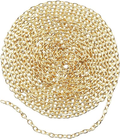 Jasseron, B: 2 mm, verguld, 2 m/ 1 doos