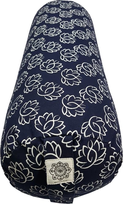 Yoga Bolster Print Donkerblauw Lotus