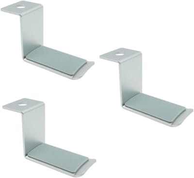 Koptelefoonhaak - Headset houder - Bureau organiseren - Opvouwbaar ontwerp - 3 stuks - Zilver