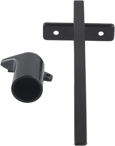 Cirkelzaag Accessoireset - Stofmondstuk Parallelle Aanslag - Nauwkeurig Zagen - Stofafzuiging en Gids - 2-delig - Zwart
