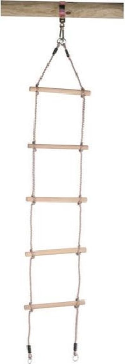 Touwladder PP touw 6 sporten 2,4m 4 ogen