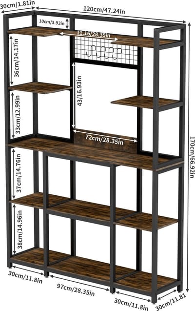 Keukenkast - Keukenkastje - Keukenkast Voor Magnetron - Keuken Kast - Keuken - Kast - Opbergkasten - Opbergrek