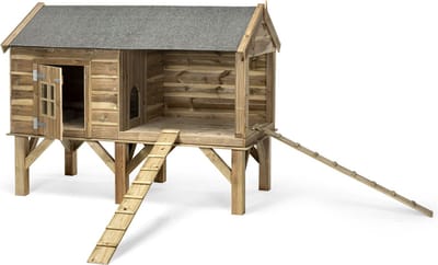 Wood Selections Konijnenhok Dennis - Konijnenhok voor buiten - Konijnenren - Konijnenkooi - Nachthok konijn - Konijnenhuis - Dierenverblijf - Konijnen