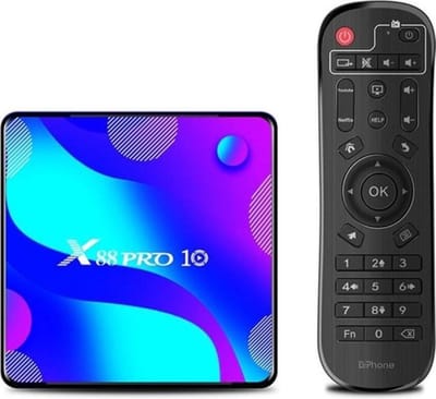 DrPhone GPU2 – Android Mediaspeler - 4GB RAM 128GB Opslag – 4K Ultra HD TV Box – Android 10.0 Besturingssysteem - 2.4 / 5.0 Ghz Dual Band WiFI