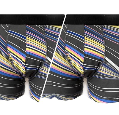 Embrator 2-pack mannen Boxershort overall print strepen maat XL