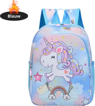 Livano Rugzak - Meisje - Jongens - Backpack - Schooltas - Laptoptas - Blauw