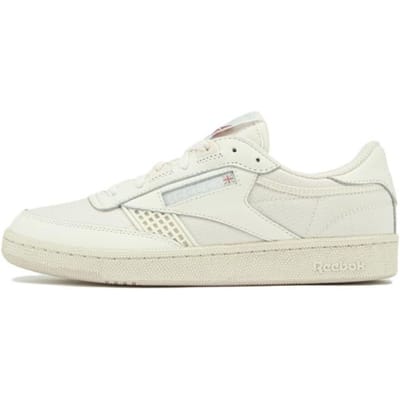 Reebok Club C 85 Vintage Comfortabele Veelzijdige Lage Sneakers Unisex Sneakers Gebroken Wit 100032996 42.5 white
