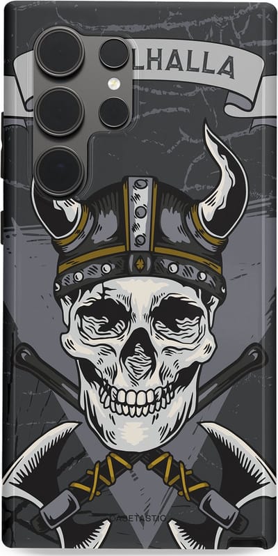 Casetastic Hoesje Geschikt voor Samsung S24 Ultra - Stijlvolle Beschermende Duo-layer Case - Valhalla