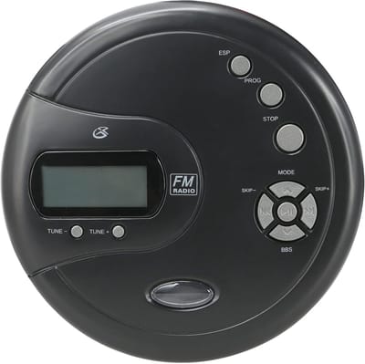 Draagbare CD-speler - Discman FM-radio - Muziek Luisteren - 60 Seconden Anti-Skip - 21 cm - Zwart