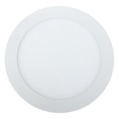 LED Downlight Slim Rond 6W – 3000K Warm Wit – Mat Wit Aluminium – Ø120 mm – Sparing 105-117 mm – 230V
