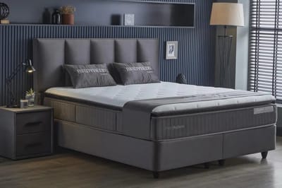 BSS Bedding BIRDYBEDD - Boxspring - Matras H3 - 140x200 - Skybedd