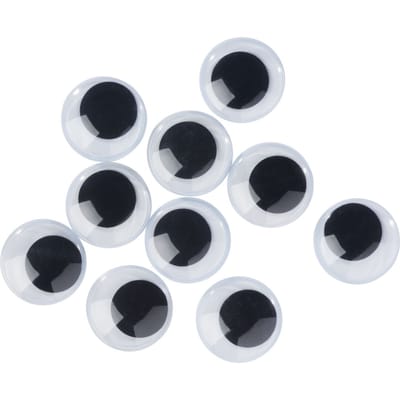 VBS Wiebeloogjes om op te plakken"Rond", 30 mm, 10 stuks
