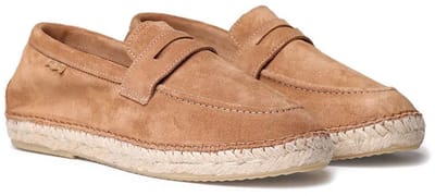 Gesloten espadrilles voor heren van suède | BENET
