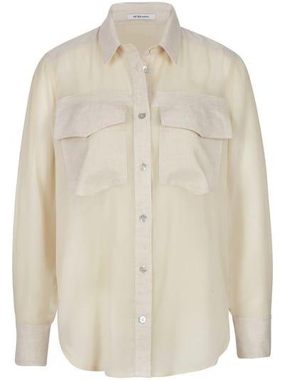 Blouse Van Peter Hahn beige