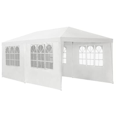 Partytent met zijwanden - 3x6M - Wit