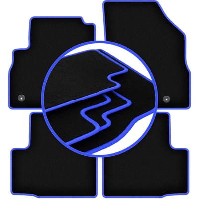 CARLUX-BLUE automatten voor: Opel Astra K sedan, hatchback, stationwagen (2015-)