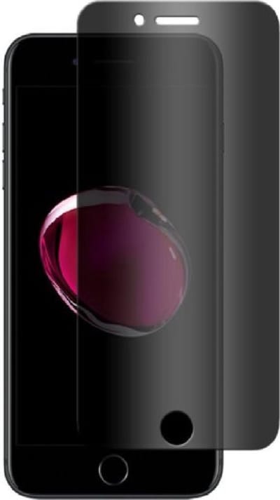 Pearlycase..Privacy Tempered Glass / Glazen Screenprotector voor iPhone 7 en iPhone 8 - Zwart