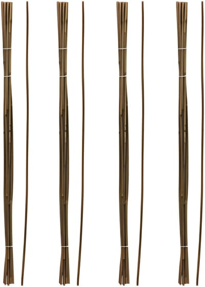 Pro Garden Plantenstokken - 40x - bamboe - H118 cm - plantensteun - bamboestokken/tonkinstokken