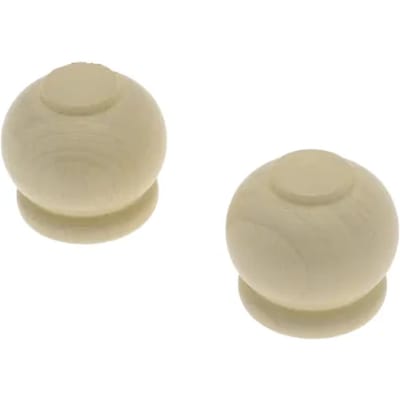 Decomode Eindknop Gordijnroede Beuken Appel 20mm 2st