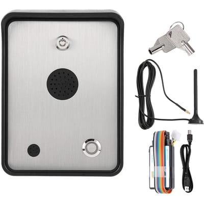 GSM Audio Intercom voor Enkel Huisdeur en Poortopener Toegangscontroller white