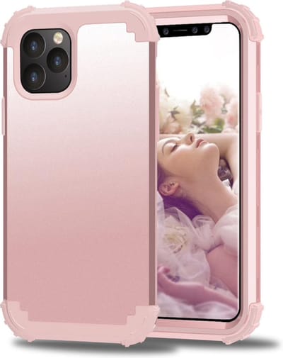 Luxe Back cover voor Apple iPhone 11 Pro - Roze - Shockproof - Armor