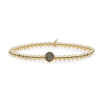 Sparkling Jewels armband SB-G-4MM-DISC-BL
